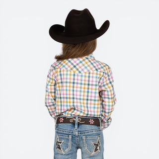 Camisa Wrangler Cuadros Niña