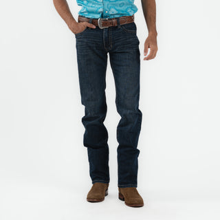 Jeans Rock & Roll Denim Revolver Straight Slim Fit Dark Caballero