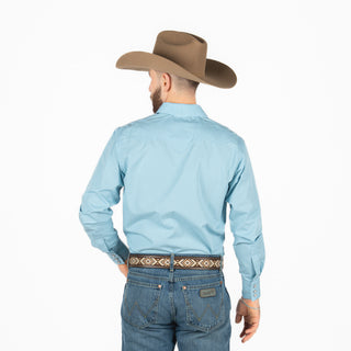 Camisa Rodeo Azul Caballero