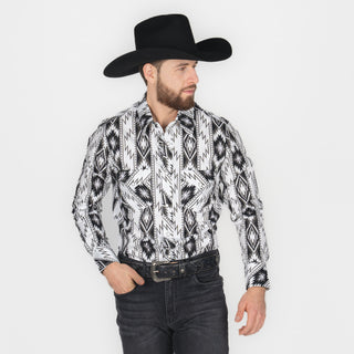 Camisa Rock & Roll Denim RR White Caballero