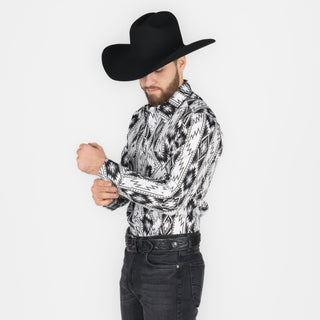 Camisa Rock & Roll Denim RR White Caballero