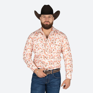 Camisa Rodeo Jinete Cactus Caballero