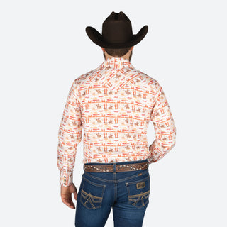 Camisa Rodeo Jinete Cactus Caballero