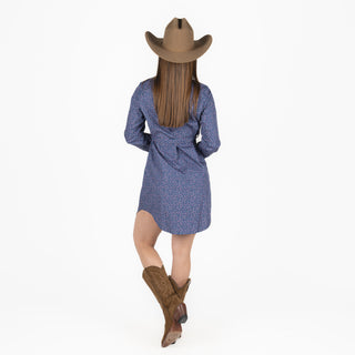 Vestido Wrangler Estampado Flor Dama