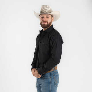 Camisa Rodeo Negro Caballero