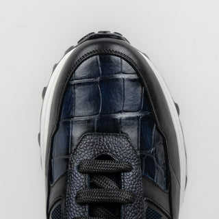 Sneakers Franco Cuadra Alligator Inca Gris Caballero