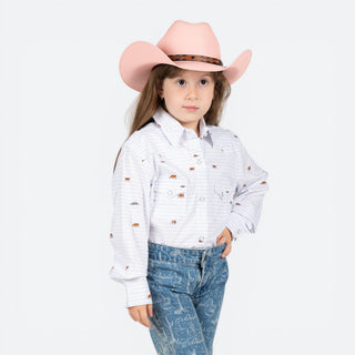Camisa Panhandle White Niña