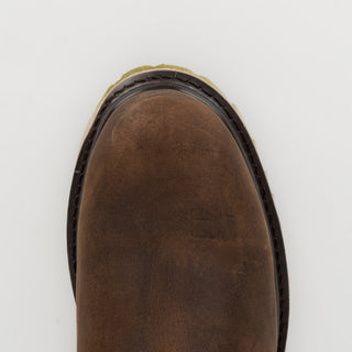 Botín Padilla 1108 Crazy Tabaco Casco Termoplástico Caballero