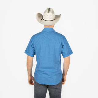 Camisa Rodeo Azul Caballero