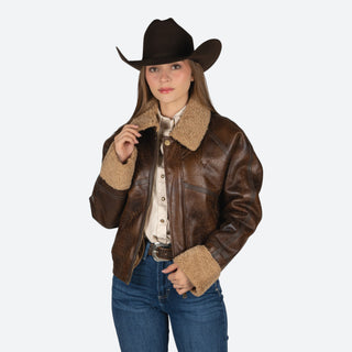 Chamarra McAllen Alpes Camel Dama