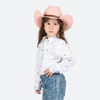 Camisa Panhandle White Niña