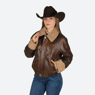 Chamarra McAllen Alpes Camel Dama