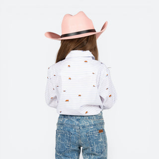 Camisa Panhandle White Niña