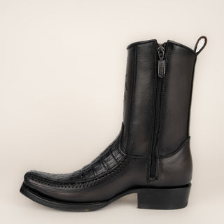 Bota Cuadra Fuscus Cola Belly Plunge Negro Caballero