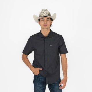 Camisa Kimes Ranch Linville Short Sleeve Solid Caballero