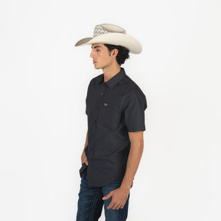 Camisa Kimes Ranch Linville Short Sleeve Solid Caballero