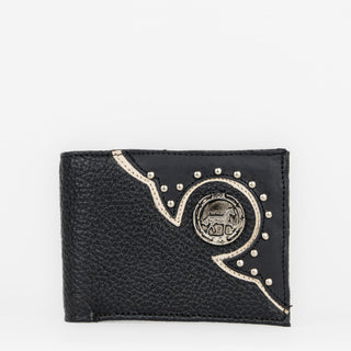 Billetera Toro Bravo Concho Caballo Negro Caballero