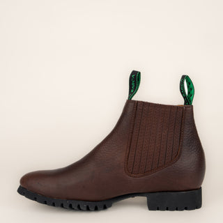 Botín La Barca 922 Café Graso Suela Hule Caballero