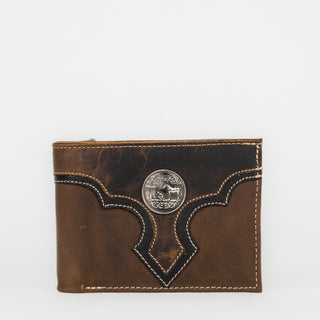Billetera Toro Bravo Oración Del Vaquero Café Caballero