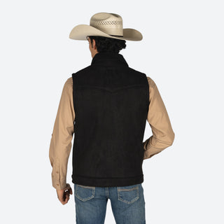 Chaleco McAllen El Ganador Gamuza Black Caballero