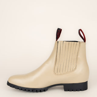 Botín La Barca 909 piel Arena Suela Tractor Caballero