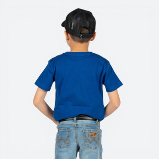 Playera Wrangler Desierto Azul Niño