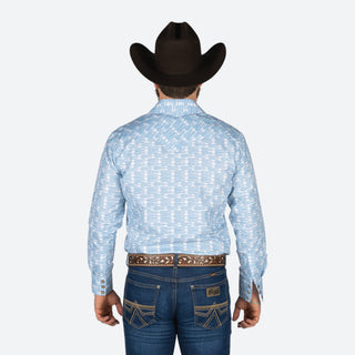 Camisa Rodeo Rayas Cielo Caballero