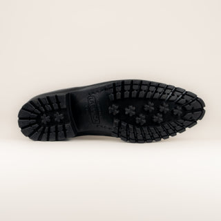 Botín La Barca 909 Piel Negro Suela Tractor Caballero