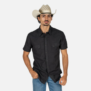 Camisa Rock & Roll Denim Black Caballero