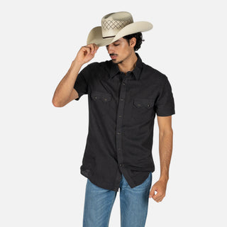 Camisa Rock & Roll Denim Black Caballero