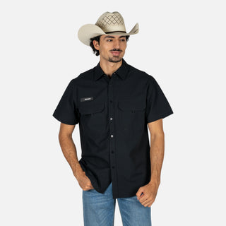 Camisa McAllen Tulum SS Black Caballero