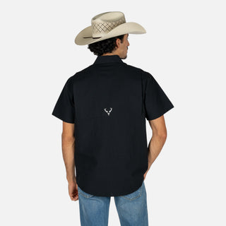 Camisa McAllen Tulum SS Black Caballero