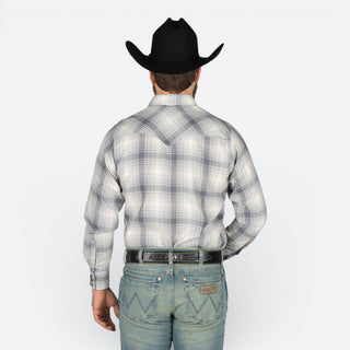 Camisa Golden Rooster Estampado Gris 341 Caballero