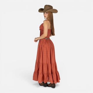 Vestido Rock & Roll Denim Rust Dama