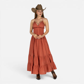 Vestido Rock & Roll Denim Rust Dama