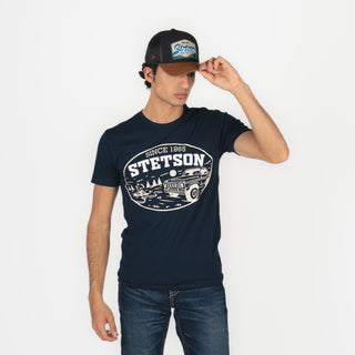 Playera Stetson Marino Caballero