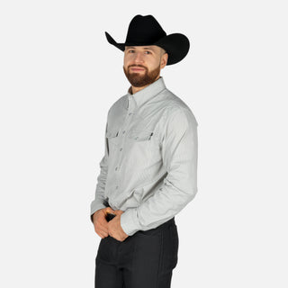 Camisa Rock & Roll Denim Rayas Grey Caballero
