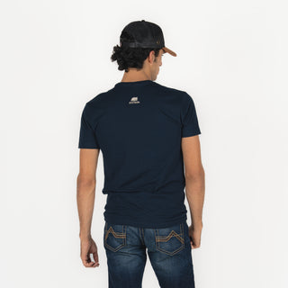 Playera Stetson Marino Caballero