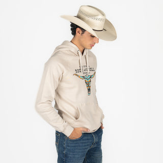 Sudadera Rock & Roll Denim Graphic Khaki Caballero