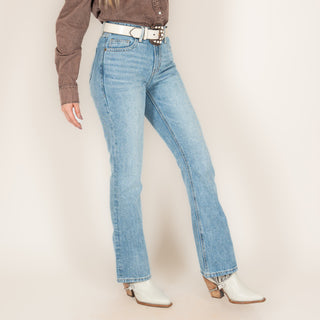 Jeans Rock & Roll Denim Flare Dama