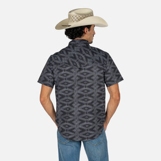 Camisa Rock & Roll Denim Aztec Charcoal Caballero