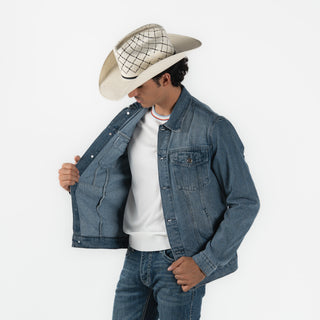 Chamarra Zuggar Mezclilla Caballero