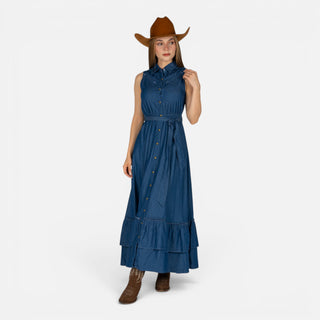 Vestido Panhandle Paysley Navy Dama