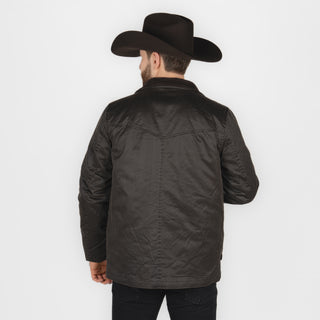 Chamarra Panhandle Oil Skin Dark Brown Caballero