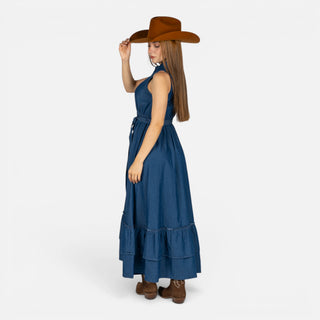 Vestido Panhandle Paysley Navy Dama