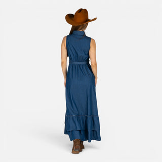 Vestido Panhandle Paysley Navy Dama