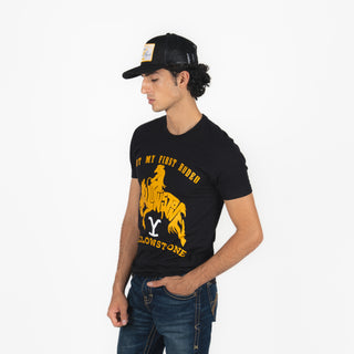 Playera Yellowstone Rodeo Black Caballero