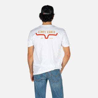 Playera Kimes Ranch Bar Doors White Caballero