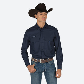 Camisa McAllen Coral Marino Caballero