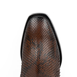 Bota Alta Cuadra Pitón Ret Belly Plunge Dama